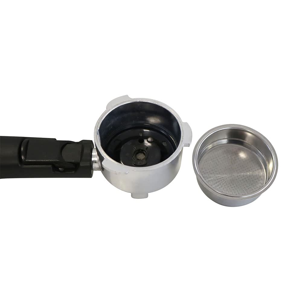 Koblenz Cafetera Espresso y Cappuccino, 2 Tazas, 20 Bares de Presión, 850 W, Sistema de Espuma para Café Cappuccino, Tanque de Agua 1.6 L, Filtro Lavable, Negro con Acero Inoxidable (CKM-750 EIN)