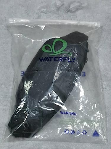 Riñonera Deportiva WATERFLY Negra con Cinturón Extendido para Mujer y Hombre