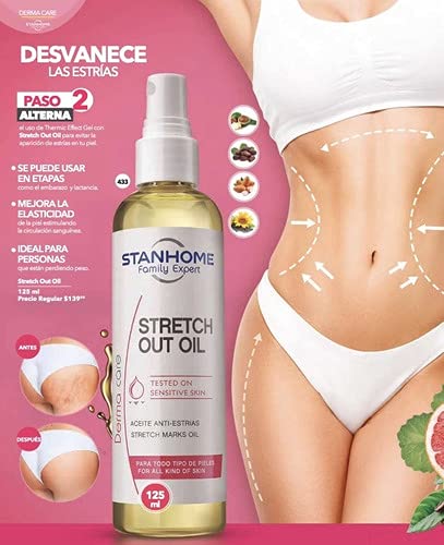 Aceite Anti-estrías STANHOME 125 ml Mejora Elasticidad de la Piel
