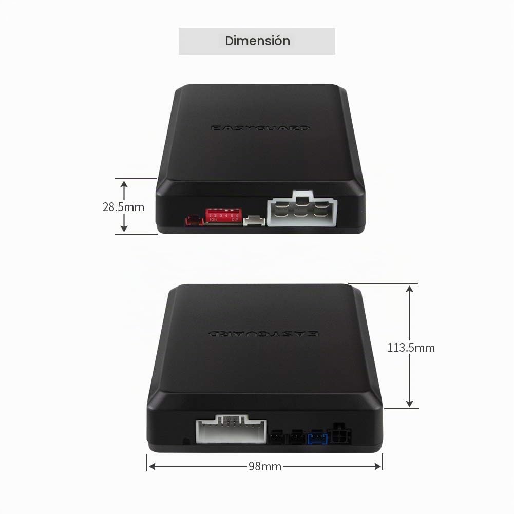 Sistema de Alarma para Automóvil EASYGUARD Smart Entry PKE Start Starter con Sensor de Impacto