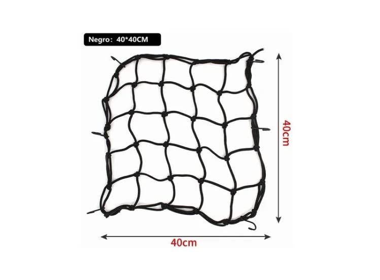 Red Elástica Porta Bultos ENRED Negra para Moto