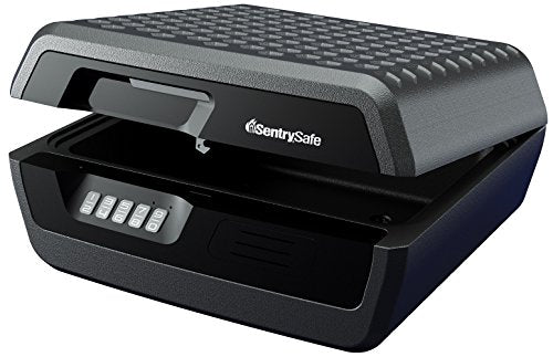 Cofre de Seguridad SentrySafe Gris Carbón Resistente al Fuego e Impermeable con Cerradura Digital