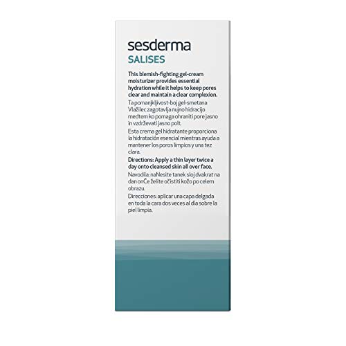 Sesderma Salises Crema Gel Hidratante Regula la grasa de la piel 50 ml