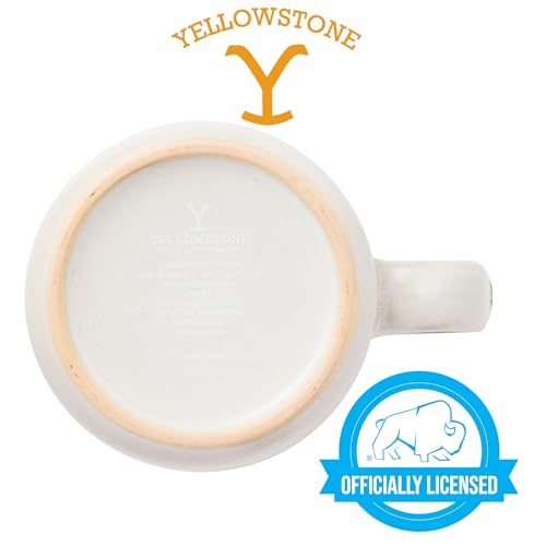 Taza de Cerámica Silver Buffalo Dutton Ranch Montana 20 Onzas