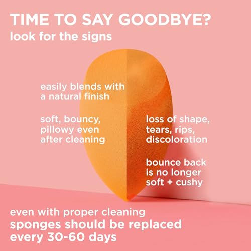 Real Techniques, Everyday Essentials, Set de Brochas de Maquillaje con Esponja Multifuncional, Kit de Accesorios Esenciales, Juego de Brochas para Maquillar Ojos, Mejillas y Rostro, 5 piezas