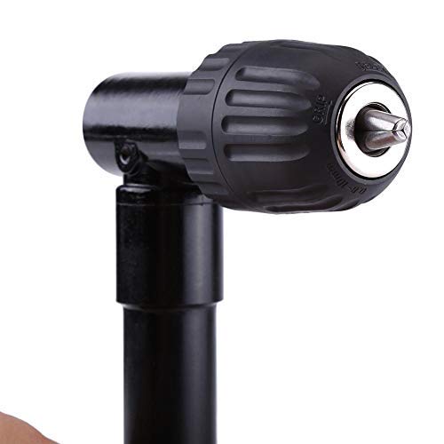 90 Grados de Extensión de Perforación Arrojar Adaptador de Perforación de Ángulo Recto Aleación de Aluminio 8 Mm Eje Herramienta de Extensión de Taladro Eléctrico