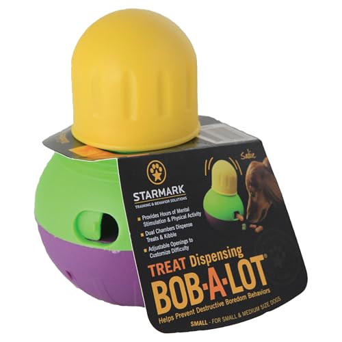 Juguete para Perro Starmark Amarillo Dispensador de Premios para Todas las Razas