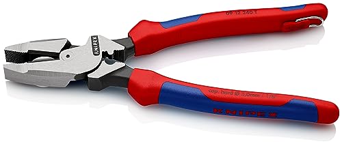 Knipex 09 12 240 SBA - Alicates para palanca de pescado (9,5 pulgadas, alicates y crimpador)