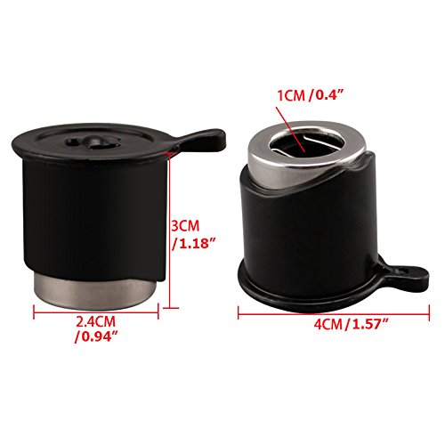 LDEXIN 2 unidades de válvula de liberación de vapor, mango de liberación de seguridad de escape de vapor pieza de repuesto para olla a presión eléctrica doméstica