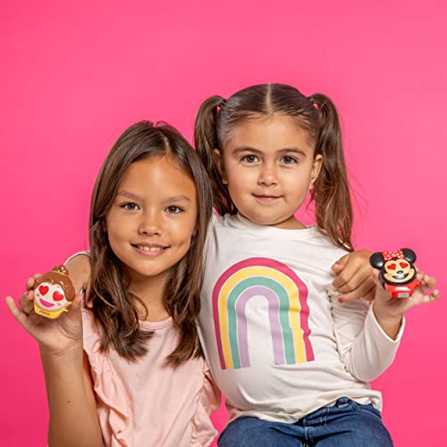 Lip Smacker Disney Emoji Lip Balm Duo- Belle & Minnie Last Rose Petal/Strawberry Le-Bow-nade
