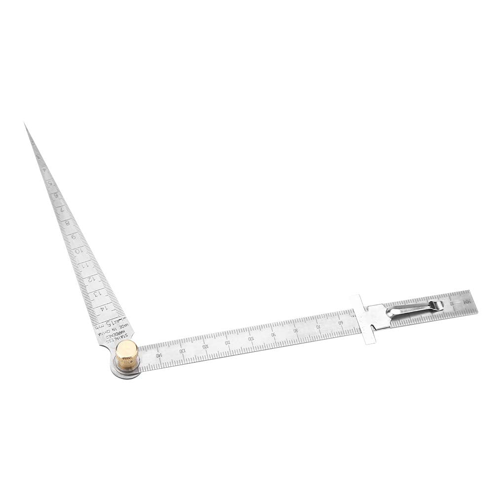 Herramienta de inspección de la regla del calibre de soldadura de soldadura de acero inoxidable 1-15 mm