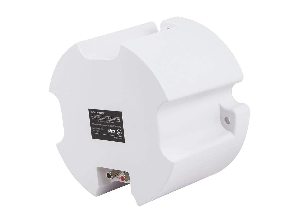 Mono ABS Back Enclosure (Pair) for PID 4103, 6 1/234 Ceiling Speaker