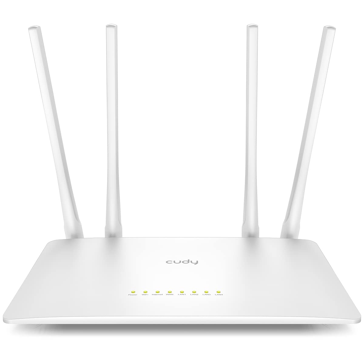 Cudy Ruteador Inalambrico WR1200 4 Antenas, Doble Banda, Wi-Fi 5, 4 Puertos