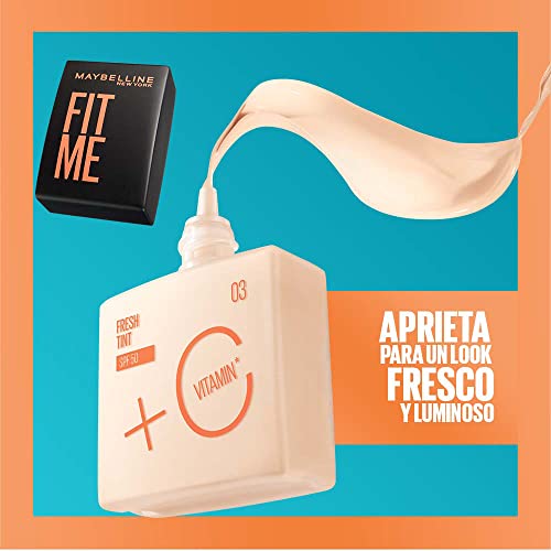 Base de maquillaje Fit Me Fresh Tint, 07 Maybelline NY