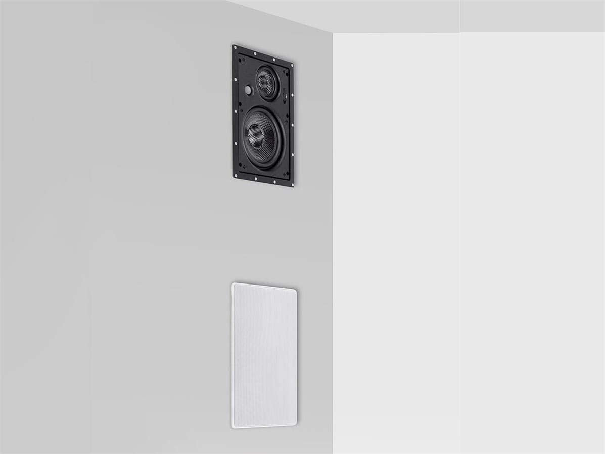 Monoprice 134199 Altavoces de Pared de Fibra de Carbono de 6.5 Pulgadas (par) - Alpha Series