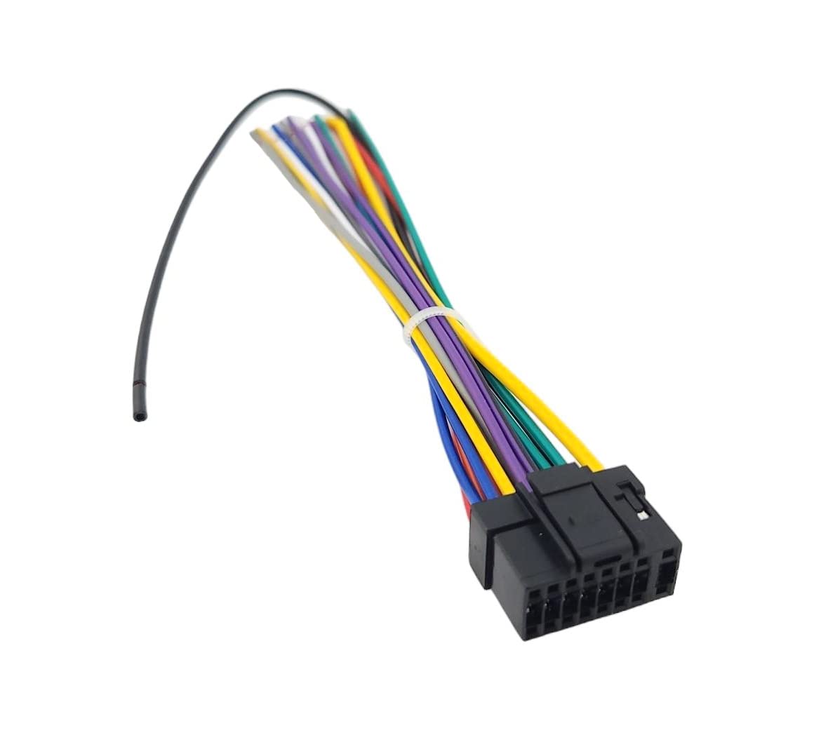 SCREENTRONICS Juego de cables de reemplazo para vehículos para radio de coche Alpine CDA-9847-9886, CDE-102-175BT, UTE-32-73BT (incluye diagrama de cableado codificado por colores, cables de cobre