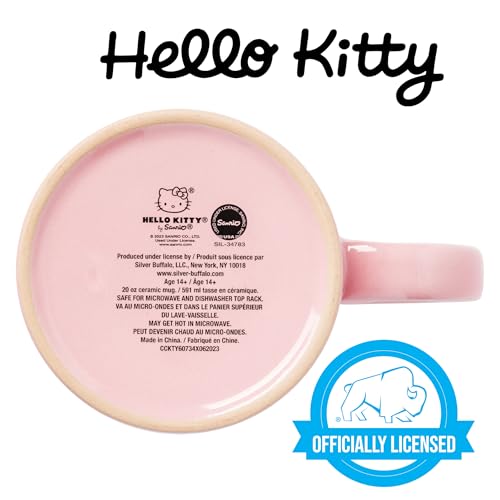 Taza de Cerámica Sanrio Hello Kitty Esqueleto Halloween Plateada