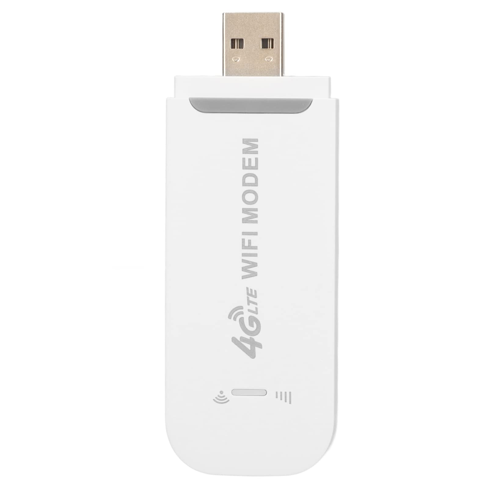 4G LTE USB WiFi Router Módem Dongle con Ranura para Tarjeta SIM, Punto de Acceso WiFi Móvil,Dispositivos Internet Red Inalámbrica para Teléfono Tableta Portátil,10 Usuarios,150Mbps