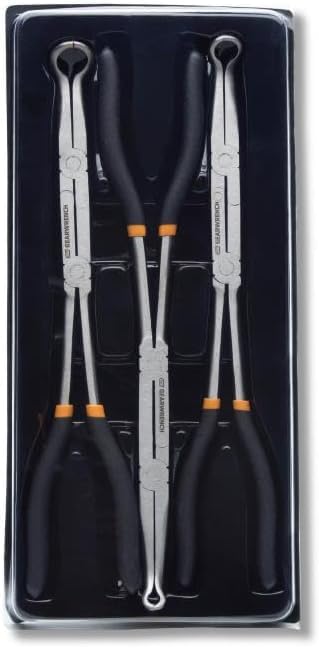 GEARWRENCH - Juego de 3 alicates de agarre de manguera doble X