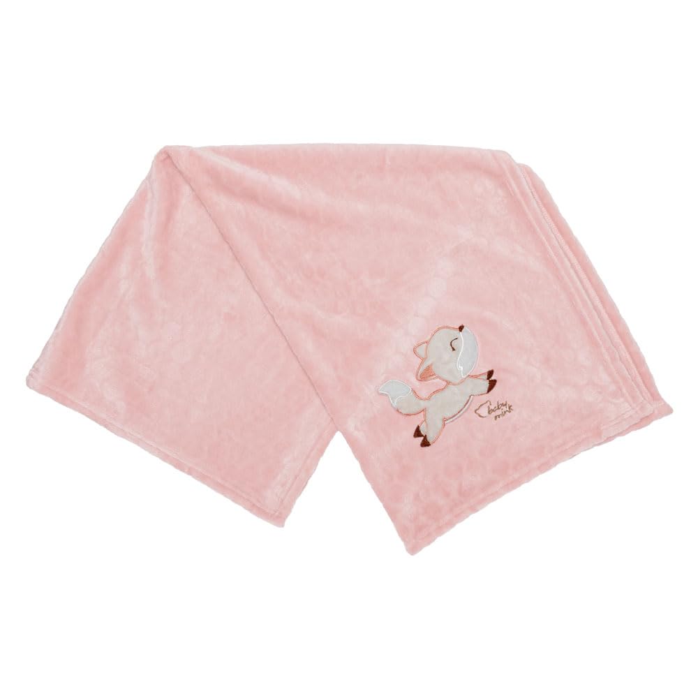 Baby Mink Cobija de Franela Extra Suave para Bebé, Frazada Ligera y Confortable para Cuna, Carriola o Descanso (Rosa)