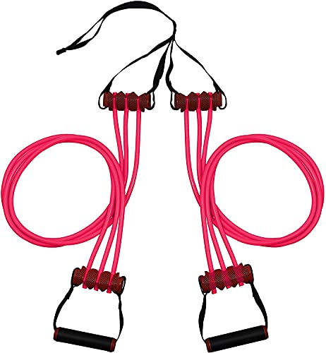 Lifeline Triple Trainer R3 - Cables de Resistencia, 13,6 kg, Color Rosa