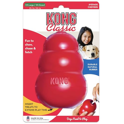 Kong Interactive Classic Toy, Color Rojo, Extra Extra Grande