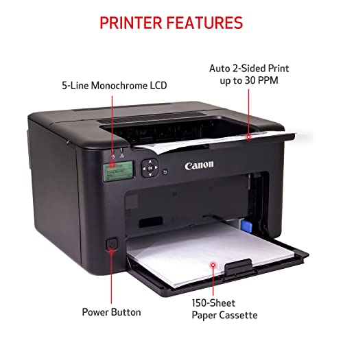 Canon imageCLASS LBP122dw - Impresora láser inalámbrica de 2 Caras, Funciona con Alexa