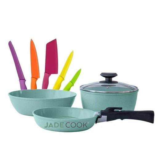 JADECOOK | Paquete de Batería y Cuchillos
