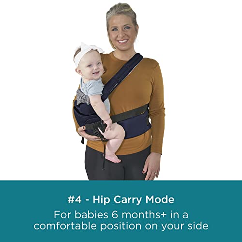 Contours - Portabebés para recién nacidos a niños pequeños | Journey GO 5 posiciones convertible fácil de usar con bolsillos para hombres y mujeres, cara hacia dentro, cara hacia fuera, parte