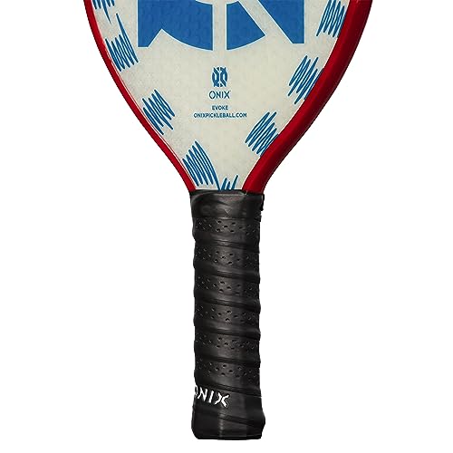 Paleta de Pickleball Onix Evoke Transparente con Forma de Lágrima y Núcleo de Polipropileno