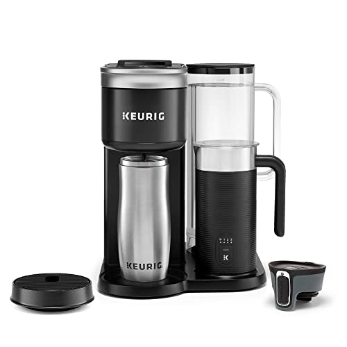 Keurig K-Cafe SMART - Cafetera para cápsulas K-Cafe, color negro