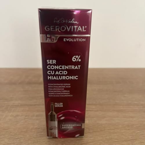 GEROVITAL H3 EVOLUTION Concentrated Serum with Hyaluronic Acid (6%) 10 ml / 0.34 fl.oz.