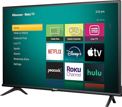 Television Pantalla 32" Hisense, A4 Series, FHD, Color Negro, Modelo 32A4NR