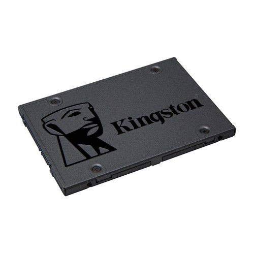 Kingston SSD A400, Capacidad: 480GB, Factor de Forma: SATA 2.5, Interfaz: SATA Rev. 3.0 (6Gb/s), Lectura: 500MB/s y Escritura: 450MB/s, Numero de Parte: SA400S37/480G