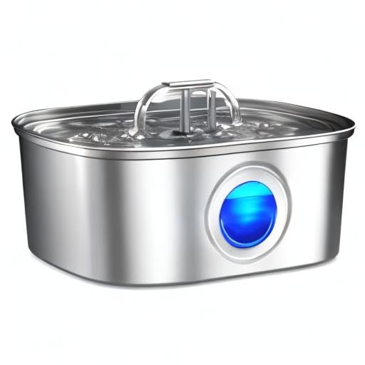 Fuente de Agua para Mascotas Rellaty Transparente Interior 3,2 L