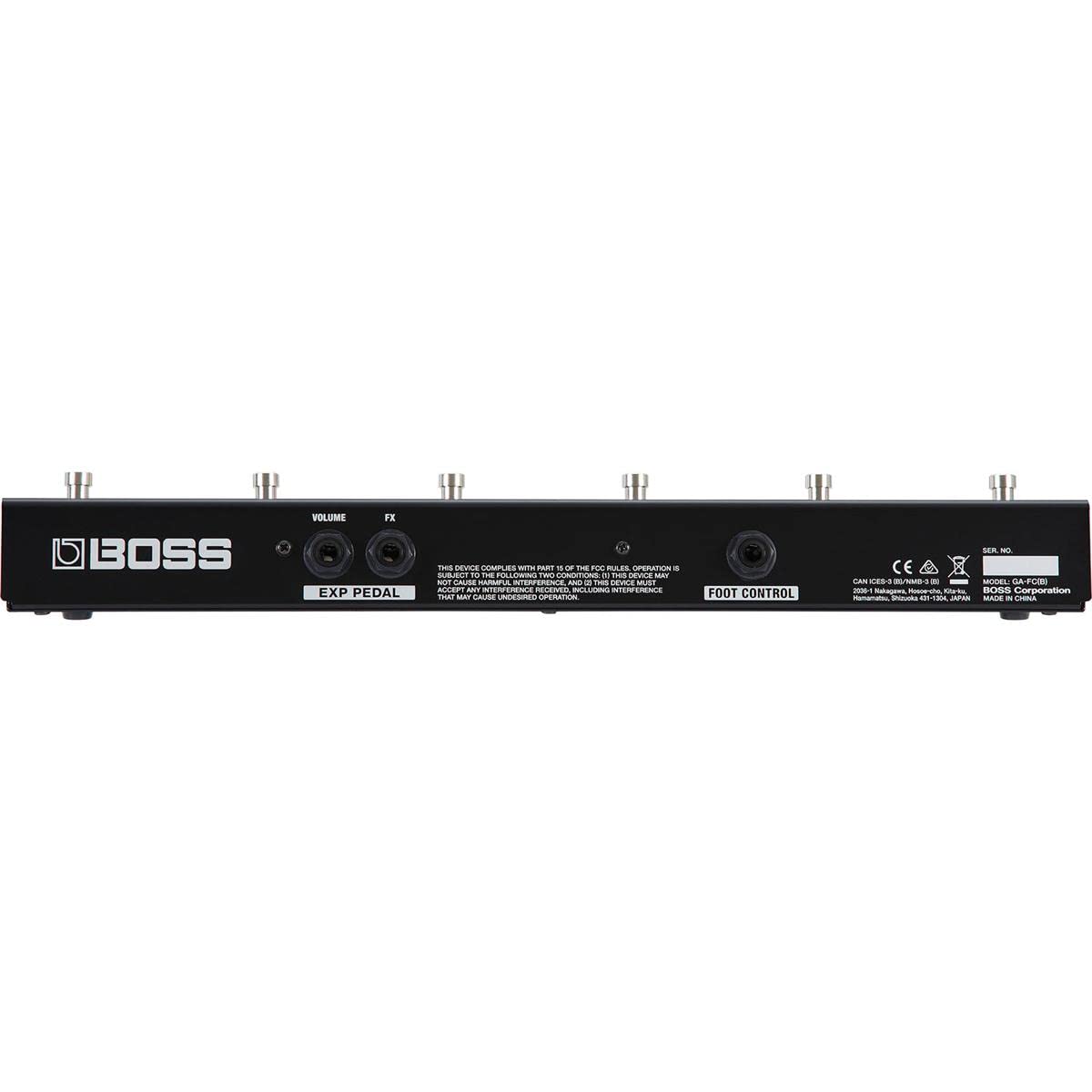 Controlador de pedal BOSS GA-FC — Control de suelo para amplis Roland y BOSS