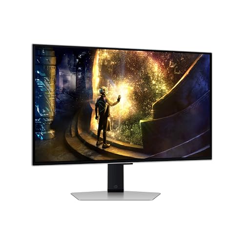 Samsung Odyssey OLED G6 (G61SD) QHD y QD-OLED 240Hz 0.03ms FreeSync Premium Pro Monitor para juegos con elegante diseño de metal, 3 años de garantía, EE. UU., LS27DG610SNXZA