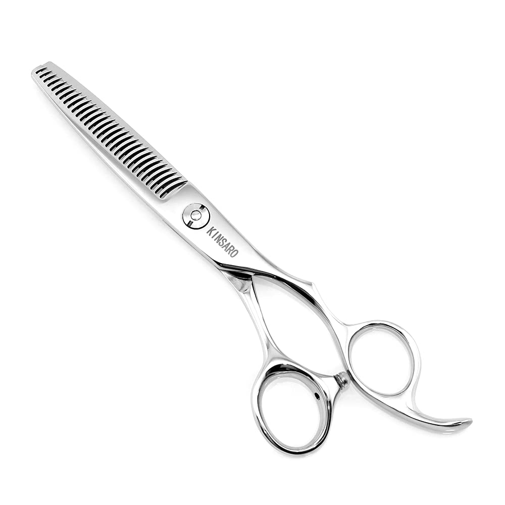 KINSARO Tijeras De Adelgazamiento Para Hombres, Tijeras De Corte De Pelo De 6 Pulgadas, Tijeras De Adelgazamiento Para Peluquería O Uso Doméstico