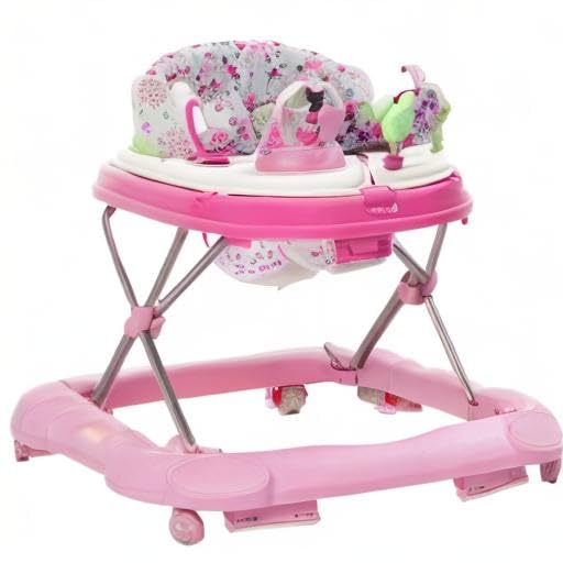 Disney Baby Minnie Mouse Music and Lights Baby Walker with Activity Tray (Garden Delight)