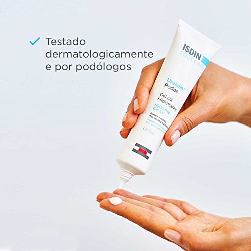 ISDIN Ureadin Podos Gel Oil, Repara e hidrata los pies secos y agrietados, 75ml