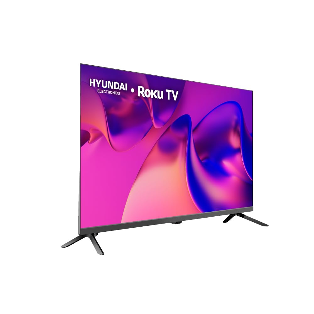 Hyundai HYLED3257RIM TV 32” Pulgadas HD Smart TV, Dolby Audio, WiFi Dual Band, Sistema Operativo Roku. Compatible con Alexa, Apple Air Play y Google Home, Diseño Border Less (2025)