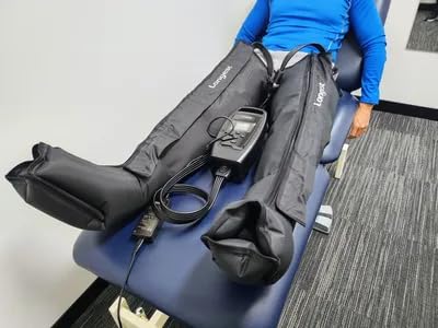 Longest Botas de Presoterapia Casa Profesional, Masajeador Piernas Compresion Aire, Presoterapia Drenaje Linfatico Completo, Botas Masaje de Compresion Para Circulacion y Celulitis - Tamaño S