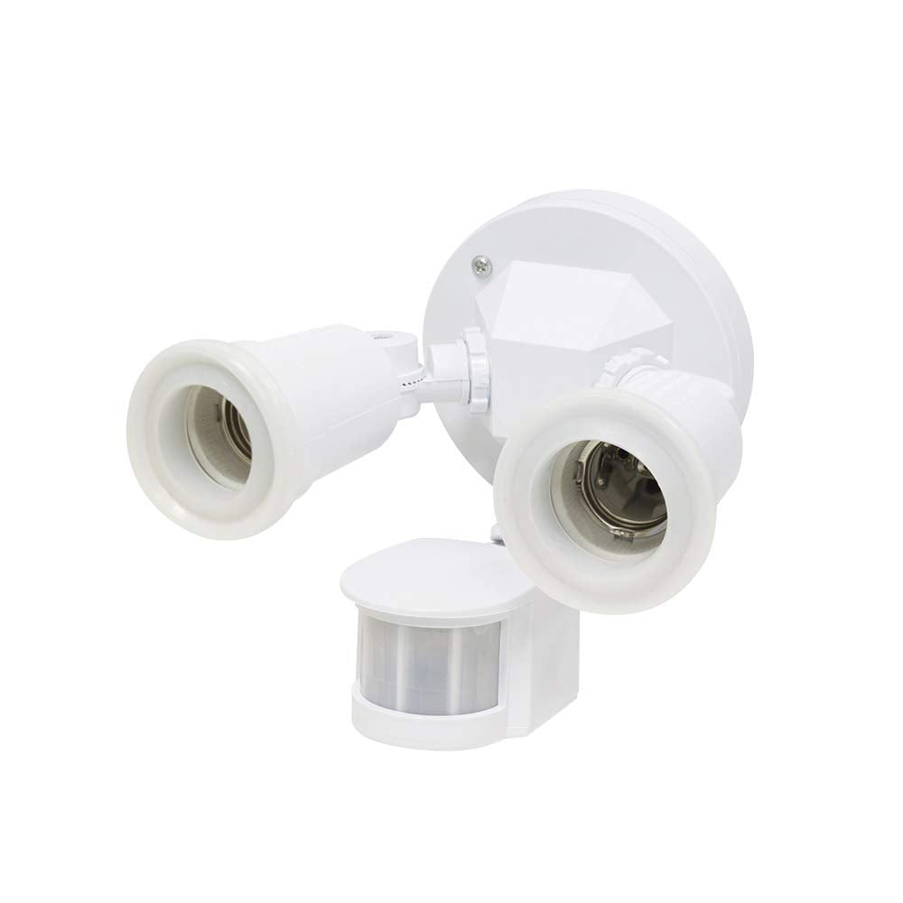 Portalámpara Doble Sanelec con Sensor de Movimiento Modelo 50