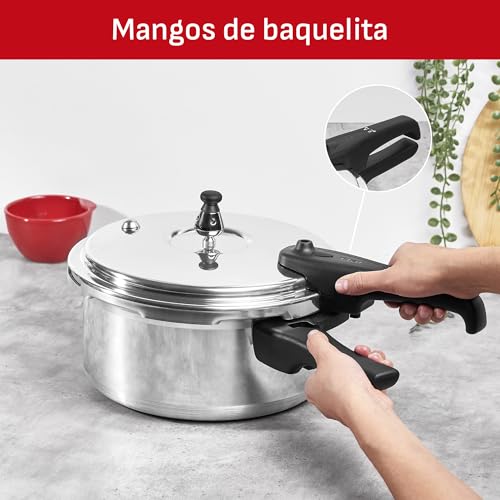 Olla Express T-fal Aluminio Seguro 4L Cocción Rápida