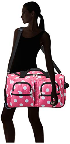 Bolsa de Lona Rodante Rockland PINKDOT 22 Pulgadas