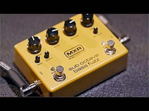 Pedal de Efectos MXR Sub Octave Bass Fuzz Guitarra