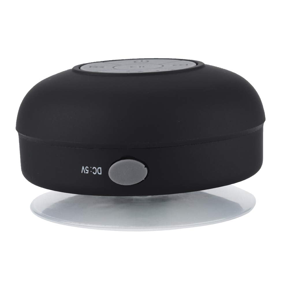 Altavoz Portátil Liukouu Negro con Ventosa Especial y Chip Decodificador Bluetooth
