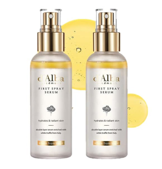 Set de cuidado vegano hidratante con suero de trufa blanca italiana - Cuidado de belleza coreano todo en uno para una piel radiante.