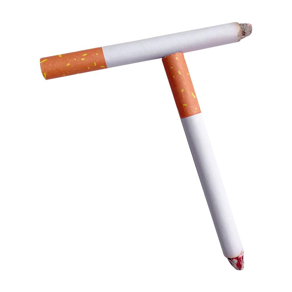 CLESEN - Cigarrillos falsos de 3.25 pulgadas (paquete de 12), cigarros de imitación con un aspecto realista duradero/realista, ideal para fiestas temáticas/actuaciones teatrales
