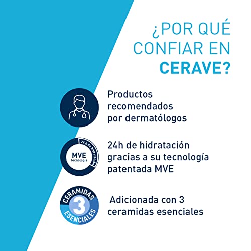 CeraVe Crema Renovadora de Pies | 88 ml| Crema hidratante para pies con ácido salicílico | Para piel muy seca y áspera